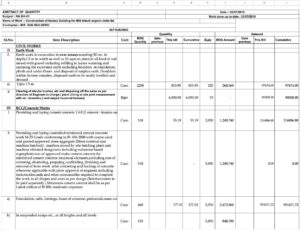 RA bill in Civil engineering