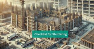 Checklist for Shuttering