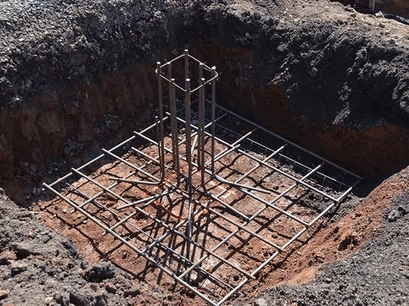 Placement of Rebar in Footings: Horizontal and Vertical Rebars