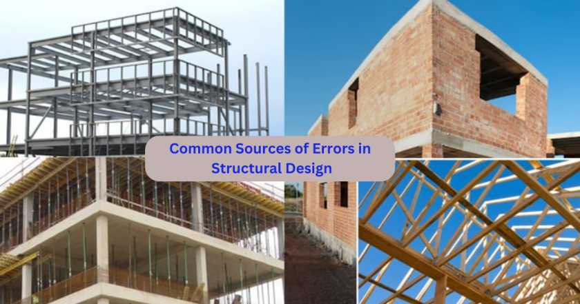 Common Sources of Errors in Structural Design